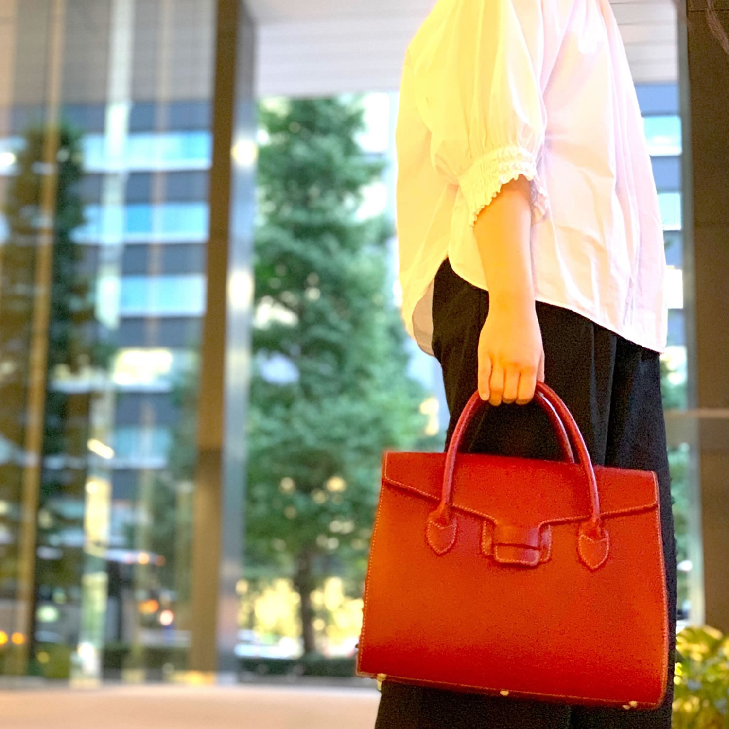 flap tote bag s | 革工房のPorco Rosso(ポルコロッソ) - 日本の職人が